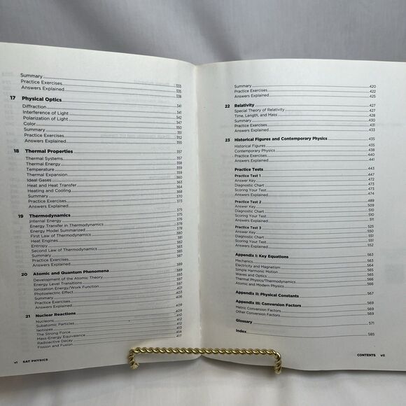 Barron's SAT Subject Test: Physics, 2nd Edition -Paperback - VERY GOOD by Jansen - Picture 7 of 14